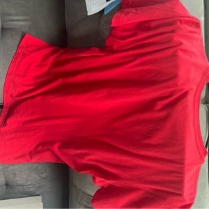 red and balck roberto cavalli xl shirt